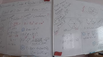 Geometry - 10.2a Developing Formulas for Circles and Regular Polygons