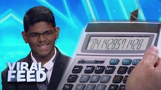 WOW! An INCREDIBLE Maths Audition On Asia's Got Talent | VIRAL FEED