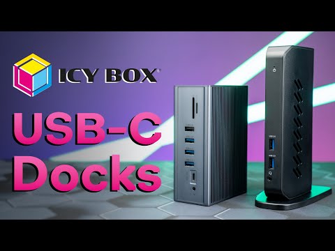 ICY BOX Docking Stations - So verbindet ihr zusätzliche Displays mit eurem Notebook