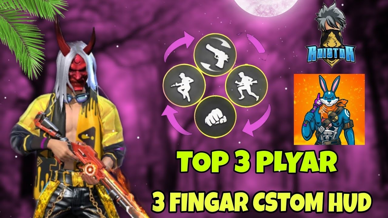 Raistar Hud Code HOW TO 3 FINGER CSTOM HUD RAISTAR KI WHITE 444 TOP 3 PLYAR HUD - YouTube