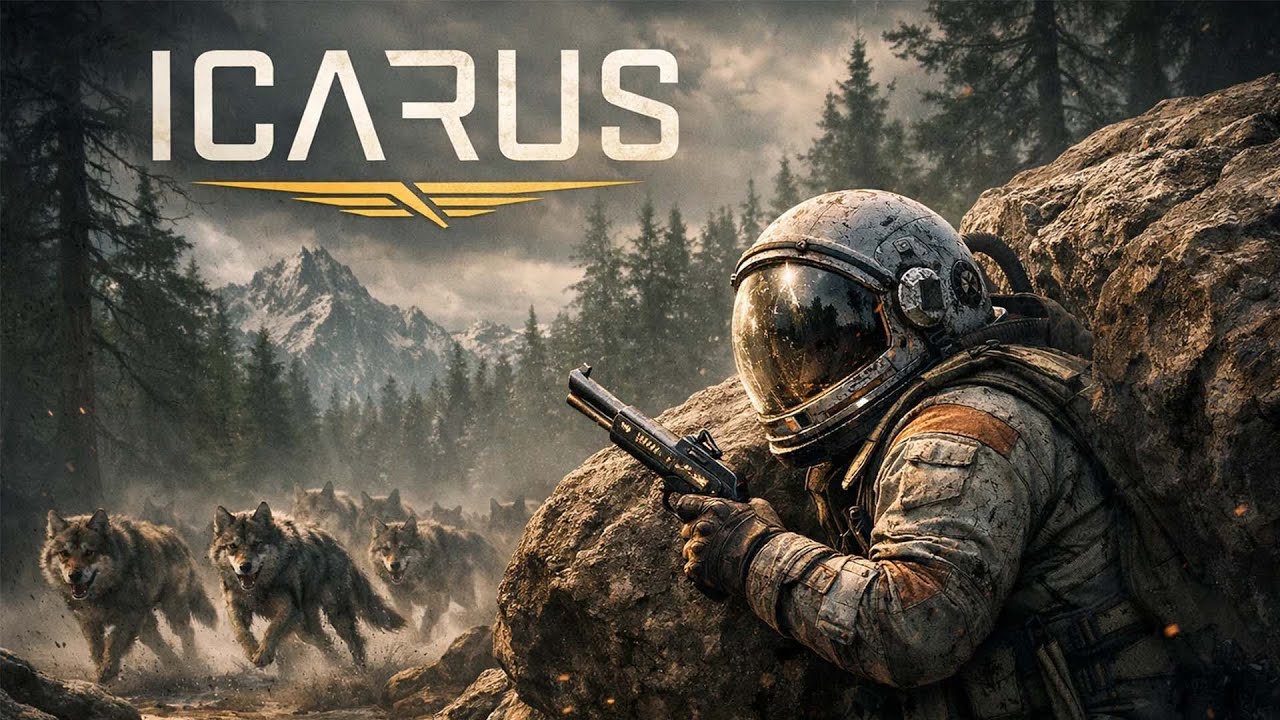 ICARUS Выживание #16 Бой со стаей ВОЛКОВ!!!