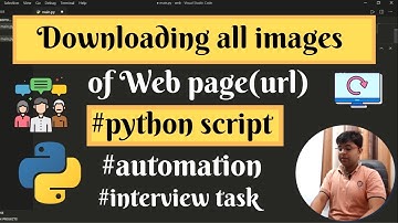 Downloading all images of url using python script | web scraping using python | hindi