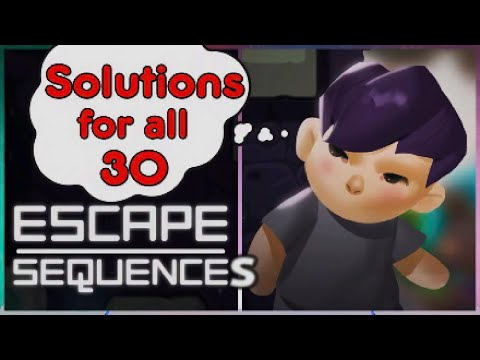 Escape Sequence, Platinum Trophy Walkthrough, Solutions for all 30 Levels