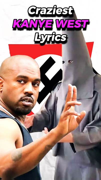 Kanye West Most Outrageous LYRICS! #shorts #rap