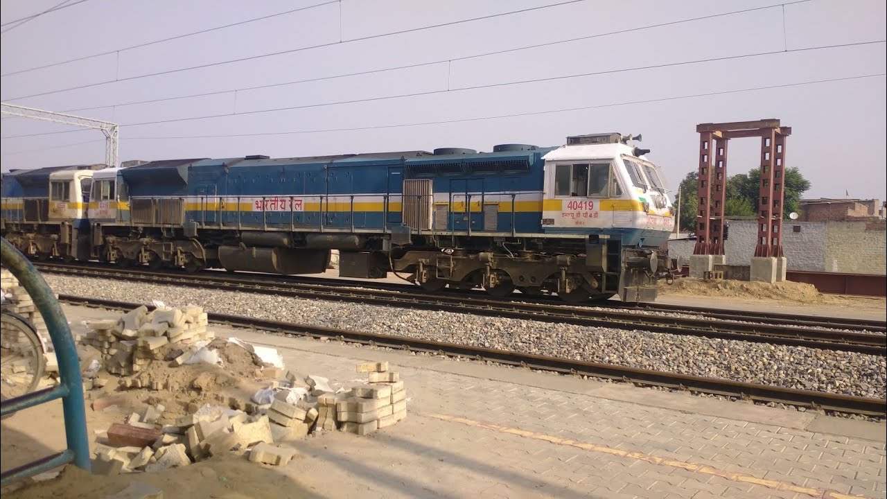 MULLANPUR TO LUDHIANA LOCAL TRAIN (train no.40419) 🔥 INDIAN RAILWAYS