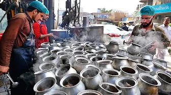 Pakistani Street Food - The BEST LAMB STEW in Peshawar! Sakhi Restaurant Pakistan