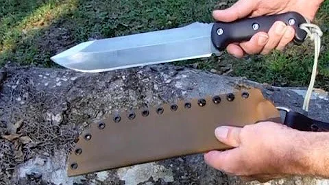 Red Rhino Customs Taco Kydex Sheath w/ Dangler Review - Fits KA-BAR Becker BK9 Knife