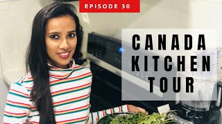Kitchen Tour in Canada Malayalam With English Subtitles |My Kitchen Tour | Kitchen Organization Tips