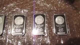 Silver bars from Sunshine Minting