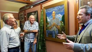 Lofty Wiseman portrait unveiling