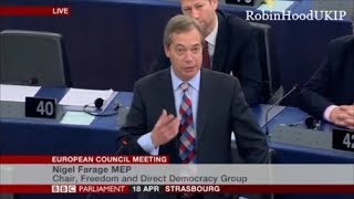 Nigel Farage says Soros and Blair are beaten broken men by RobinHoodUK 30,207 views 6 years ago 2 minutes, 1 second