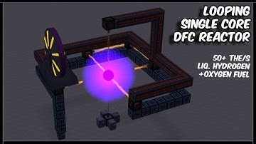 Looping Single Core DFC Reactor - More powerful than BDFC? || DFC Reactor Tutorial for HBMs Mod