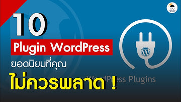 10 Plugin WordPress ยอดนิยมที่ไม่ควรพลาดสำหรับติดในเว็บไซต์ของคุณ