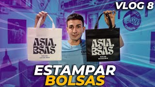 VLOG N°8 - ESTAMPAR BOLSAS DE FRISELINA /#SERIGRAFÍA