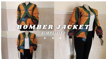 Bomber jacket simplified Pt 1 (Cutting)