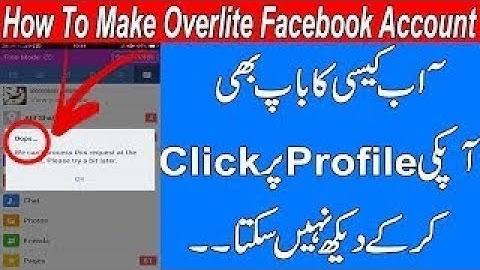 How To Overlite/overload Facebook Id.