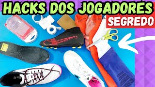 HACKS E MACETES PARA CHUTEIRAS FUTSAL, CAMPO E SOCIETY😲 PROFISSIONAIS USAM ESSES TRUQUES‼ TESTA AÍ👍