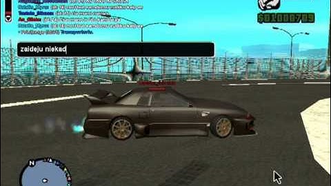 Naujoku drift sa-mp.flamin.lt server