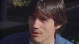 Jackson Browne before a concert in late 80&#39;s.