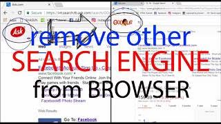 Remove Unwanted Search Engine From Browser