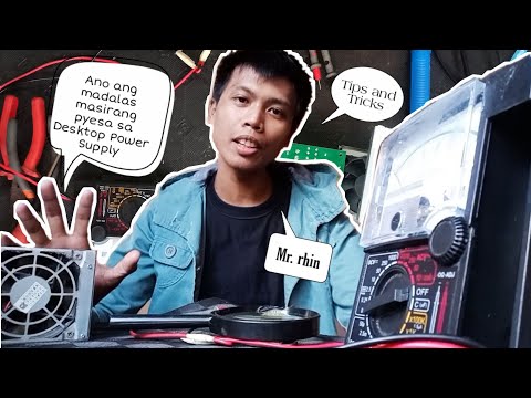 How To Repair Desktop Power Supply | No Power | Tagalog Tutorial | Tips And Tricks | Mr. Rhin