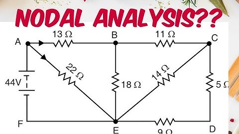 Nodal Analysis - solved problem