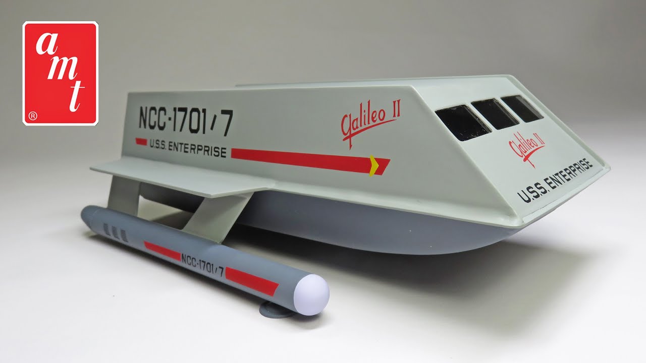 Star Trek Galileo II プラモデル AMT -/- Galileo II Shuttlecraft - YouTube