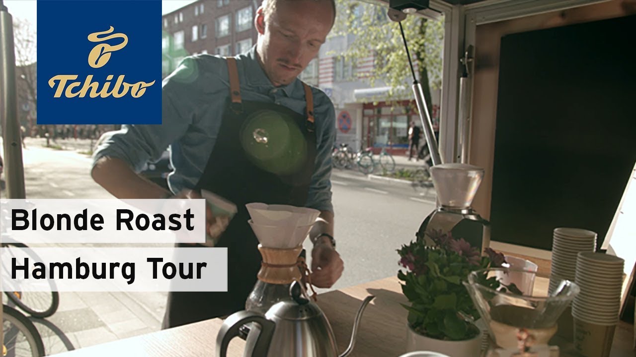 Kaffeesommelier Benjamin Widegreen unterwegs mit Tchibo Blonde Roast