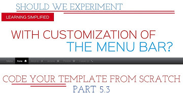 Code Template from Scratch - Bootstrap Navbar CSS Customization