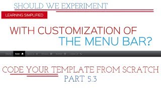 Code Template from Scratch - Bootstrap Navbar CSS Customization