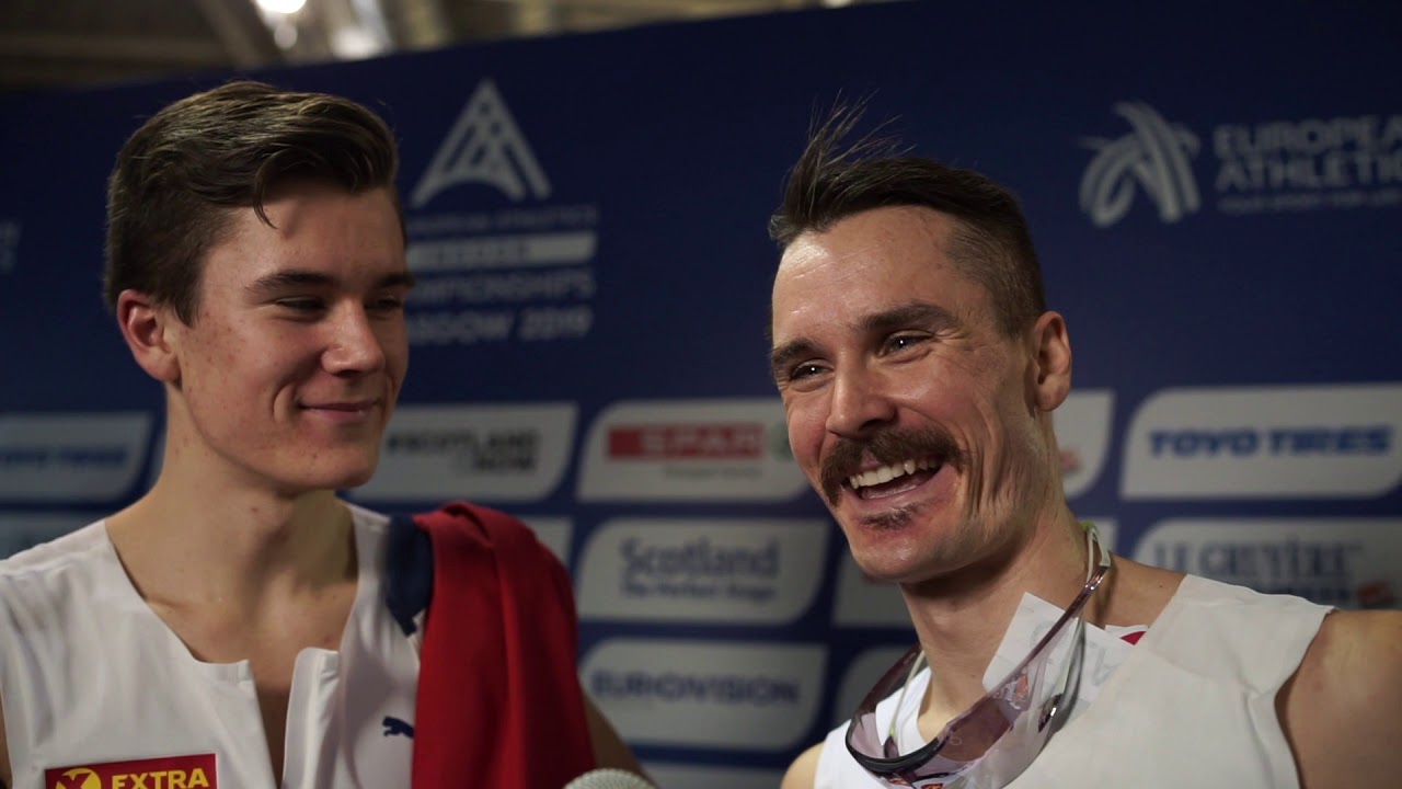 Jakob and Henrik Ingebrigtsen after winning Gold and Bronze in the ...