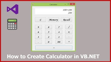 How to Create Calculator in VB.NET | How to Create Calculator in Visual Basic.NET||VB.NET Tutorial