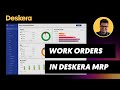 Work orders in deskera mrp