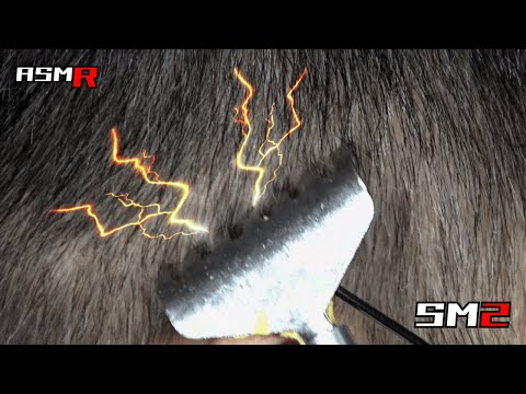 【見るだけで気持ち良くなるアトピー性皮膚炎ASMR】超痒い側頭部を金属孫の手で掻く音/癒し/リラックス効果/睡眠導入/マッサージ