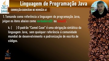 Introdução à linguagem de programação Java - Correção de Exercício - Parte 01
