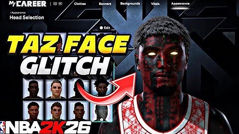 *NEW* HOW TO GET TAZ FACE GLITCH AFTER PATCH IN NBA 2k26!