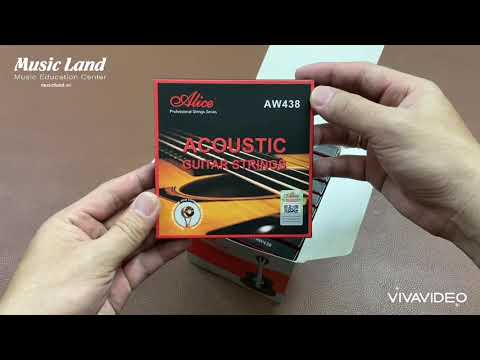 Video Dây Đàn Guitar Acoustic Alice AW438 Chính Hãng - youtube