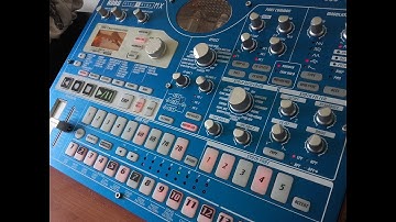 Psytrance LIVE Dark / Twilight Jaumeth - Producing 1 Pattern KORG Electribe MX Psytrance LIVE