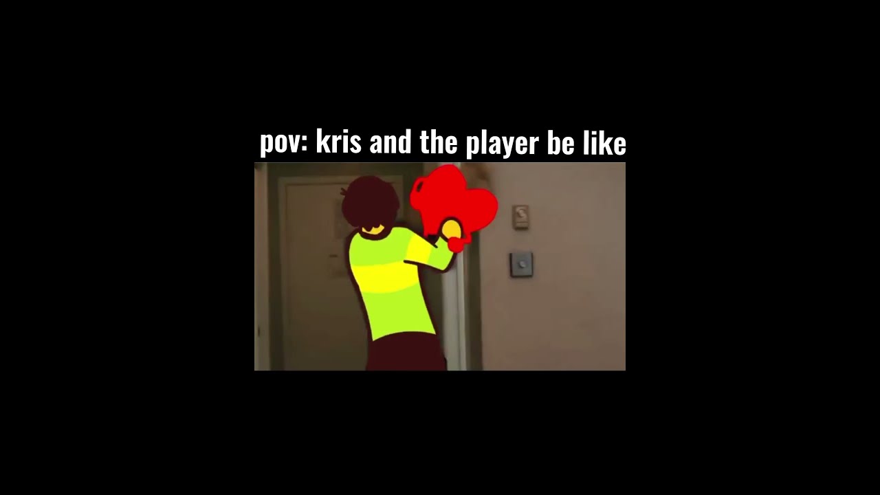Kris And The Player Deltarune Deltarunechapterspoilers Deltarunechapter4 Krisedit Editkris
