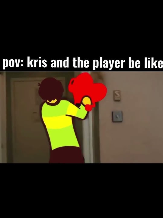 kris and the player#deltarune #deltarunechapterspoilers#deltarunechapter4 #krisedit #editkris
