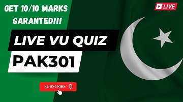 PAK301 LIVE VU QUIZ 3 | Get Full Marks Guaranteed💯✍️ | 🔥 Hack 🔒 Quiz Firewall | Virtual University 🎓