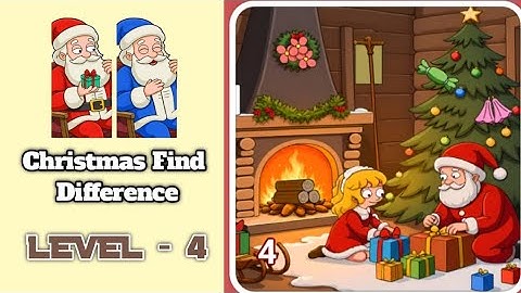 Christmas Find Difference Level 4 Walkthrough Solution
