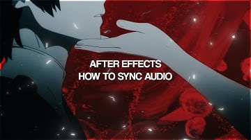 After Effects — How To Sync Audios
