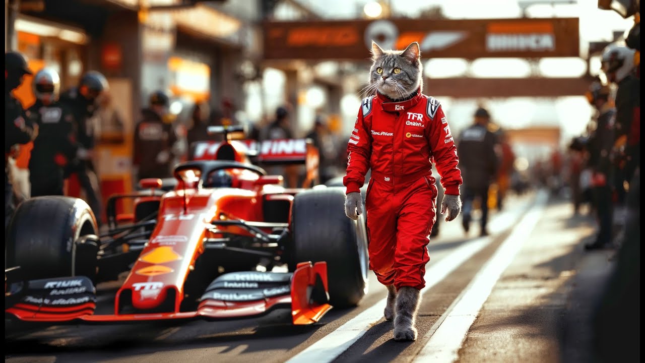 F1 Cats: WhiskerSpeed Team’s Journey to Glory 🏁 | Mewtions Original | A ...
