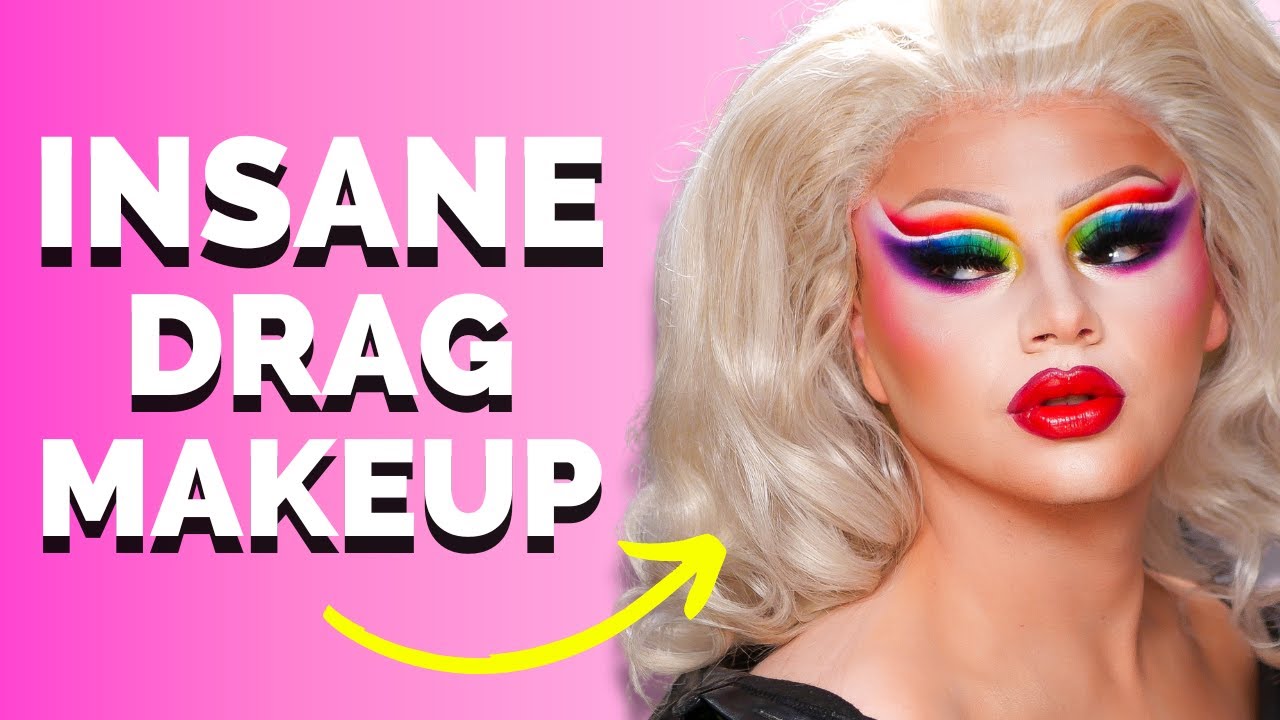 5 Steps Insane Drag Queen Makeup - YouTube
