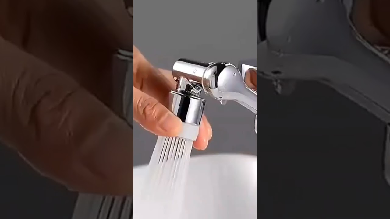 1080° Rotation Extender Faucet Aerator Plastic Splash Filter Kitchen Washbasin Bubbler Nozzle