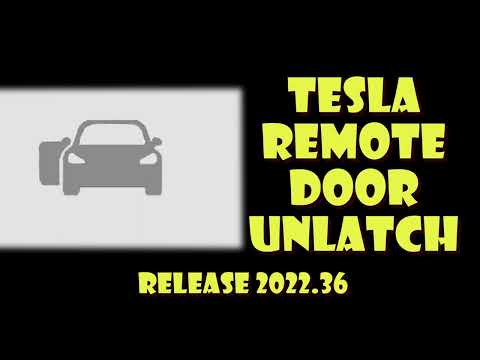 Tesla Remote Door Open for Model 3 and Model Y