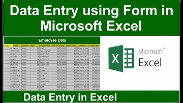 Data Entry using Form in Microsoft Excel | Data Entry in Excel#ittutorial