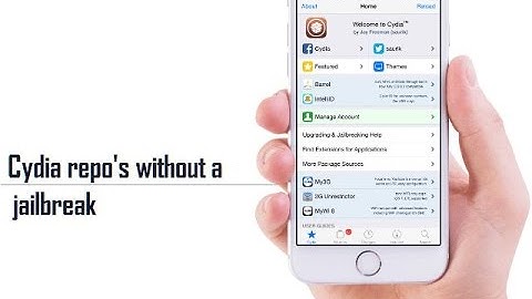 To get cydia repos on non jailbroken device