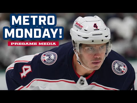 METRO MONDAY! 😤 Blue Jackets Close Out Road Trip Against the Capitals | Pregame Media
